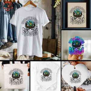 Philadelphia Eagles X Grateful Dead mascot logo shirt
