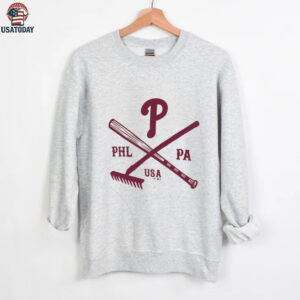 Philadelphia Phillies Fanatics Cream Nostalgia Stadium Slub T Shirt