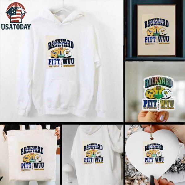 Pitt Panthers vs West Virginia Mountaineers Backyard Brawl 2025 Brown shirt