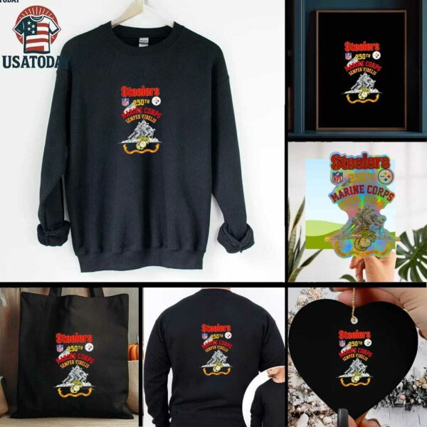 Pittsburgh Steelers 250th Marine Corps Semper Fidelis shirt