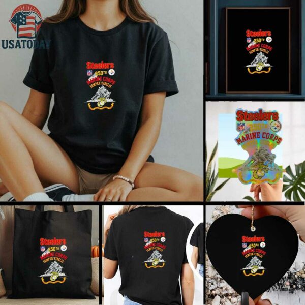 Pittsburgh Steelers 250th Marine Corps Semper Fidelis shirt