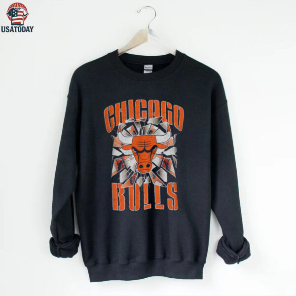 Pro Standard Bulls Shattered Backboard T Shirt