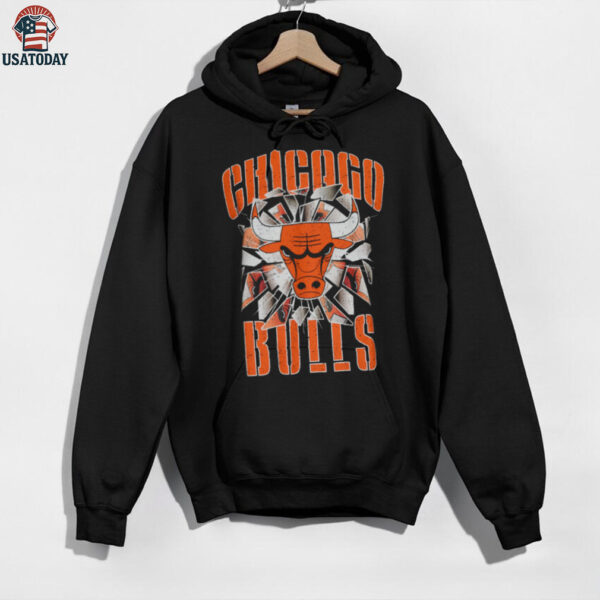Pro Standard Bulls Shattered Backboard T Shirt