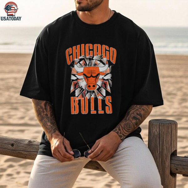 Pro Standard Bulls Shattered Backboard T Shirt