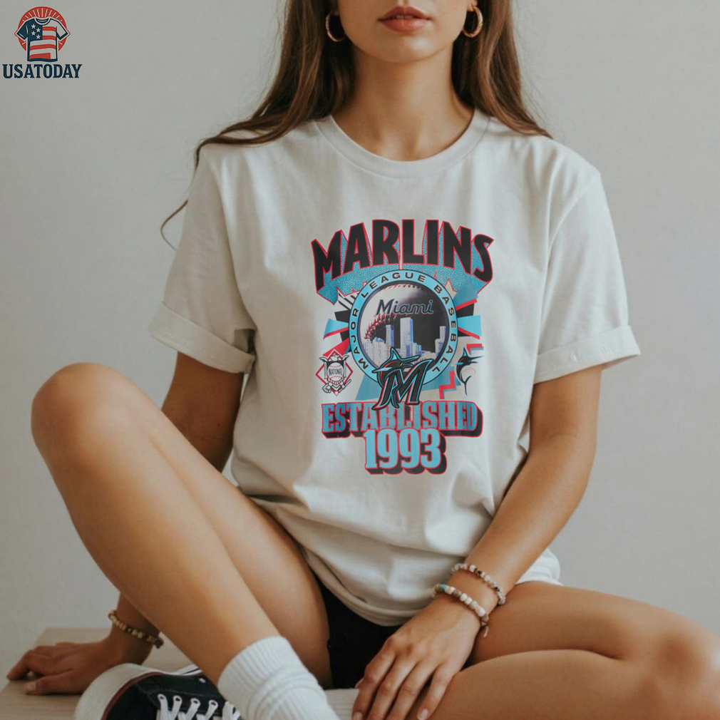 Pro Standard Miami Marlins Deco SJ T Shirt Pro Standard Miami Marlins Deco SJ T Shirt