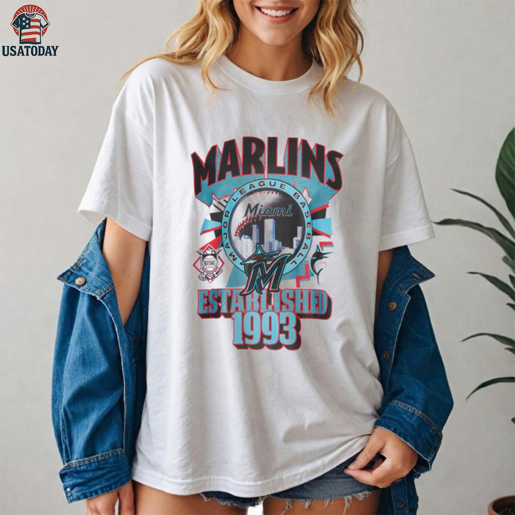 Pro Standard Miami Marlins Deco SJ T Shirt Pro Standard Miami Marlins Deco SJ T Shirt