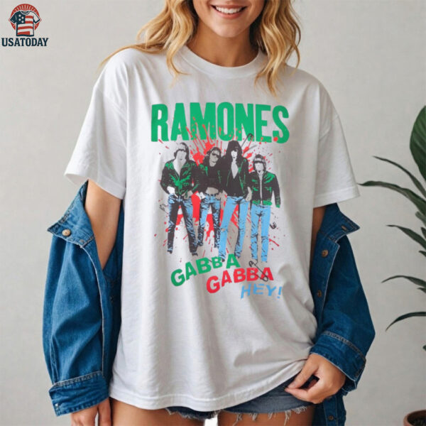 Ramones Gabba Gabba Hey T Shirt