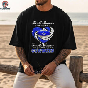 Real women love football smart women love the Cowboys shirt