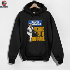 Reggie Jackson Sports Illustrated & New York Yankees Rampage shirt