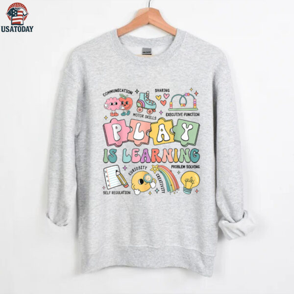 Retro Play Is Learning Kindergarten Teacher Team Shirt
