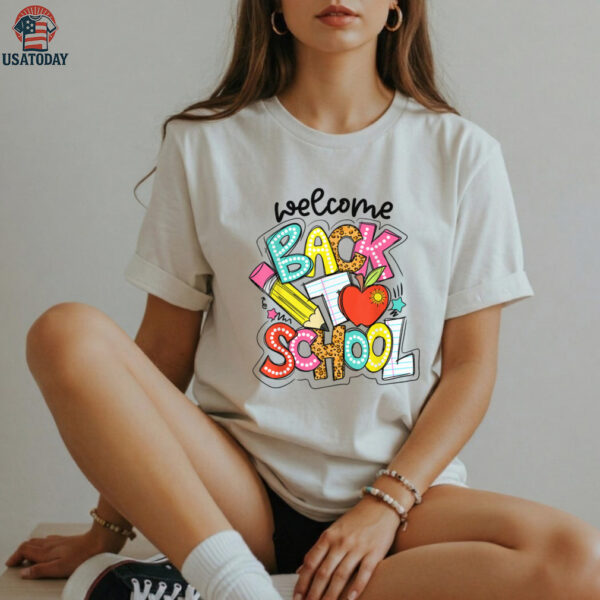Retro Welcome Back To School Teacher Appreciation Boys Girls Shirt
