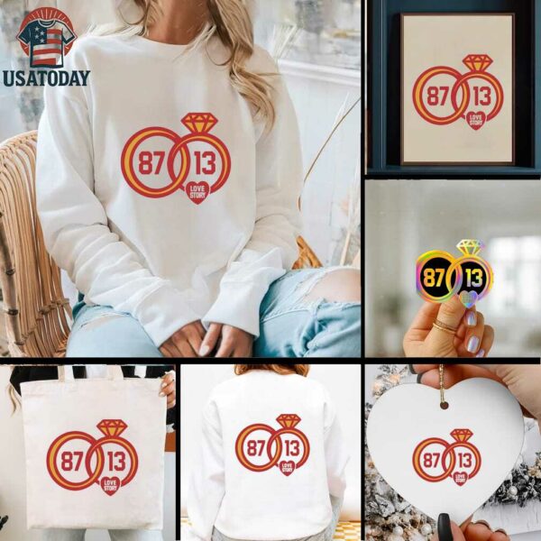 Rings 18 13 love story Taylor and Travis Kelce Engaged shirt