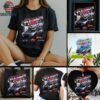 Denny Hamlin Checkered Flag Sports Black Progressive Car Playoff T Shirt