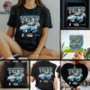 Ross Chastain Checkered Flag Sports Black 2025 NASCAR Cup Series Playoffs Busch Light T Shirt