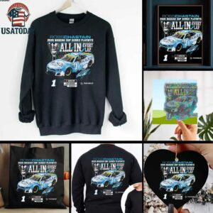 Ross Chastain Checkered Flag Sports 2025 NASCAR Cup Series Playoffs Busch Light T Shirt