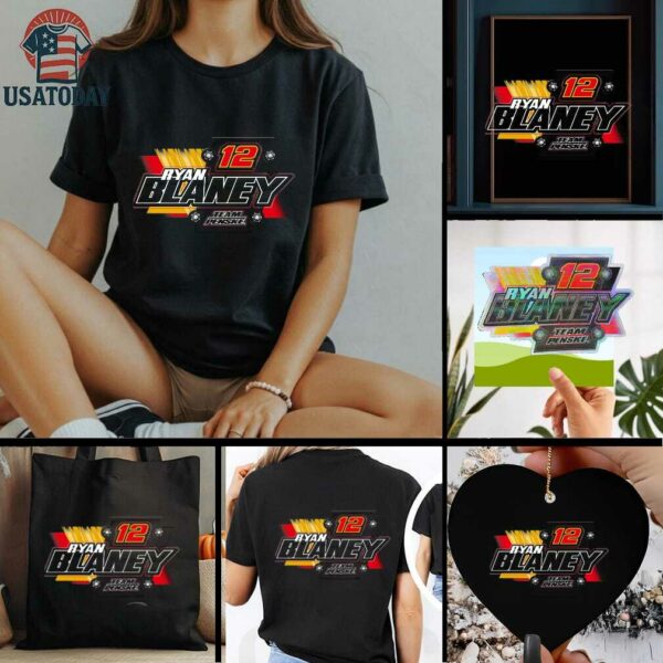 Ryan Blaney Team Penske Advance Auto Parts T Shirt