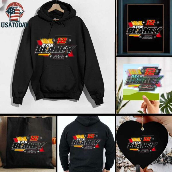 Ryan Blaney Team Penske Advance Auto Parts T Shirt