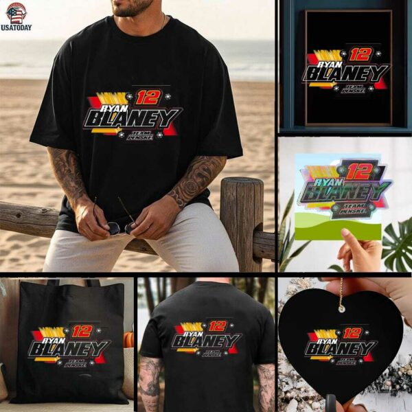 Ryan Blaney Team Penske Advance Auto Parts T Shirt
