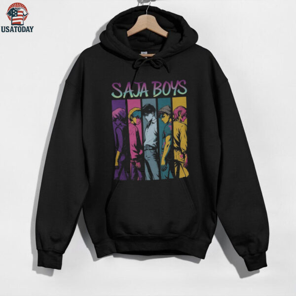SAJA Boys Colorful Anime Inspired Shirt