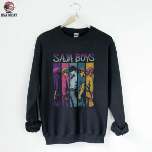 SAJA Boys Colorful Anime Inspired Shirt