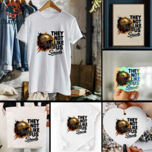 Saints Helmet They Not Like Us shirt