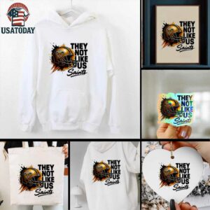 Saints Helmet They Not Like Us shirt