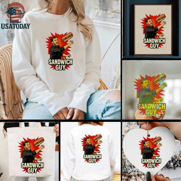 Sandwich Guy 2025 Protest Folk Hero shirt