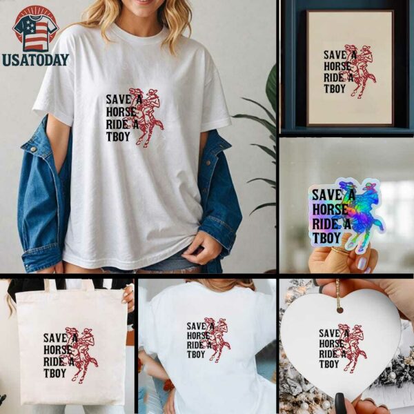 Save a horse ride a tboy cowboy shirt