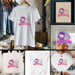 Seattle Mariners Hello Kitty 2025 Baseball shirt