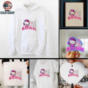 Seattle Mariners Hello Kitty 2025 Baseball shirt
