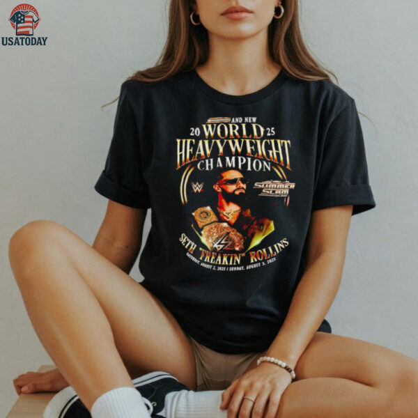 Seth Rollins 2025 World Heavyweight Champion shirt