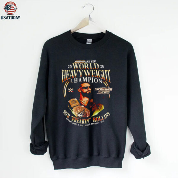 Seth Rollins 2025 World Heavyweight Champion shirt