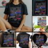Shane van Gisbergen Checkered Flag Sports Heather Gray 2025 Go Bowling at The Glen Race Winner T Shirt