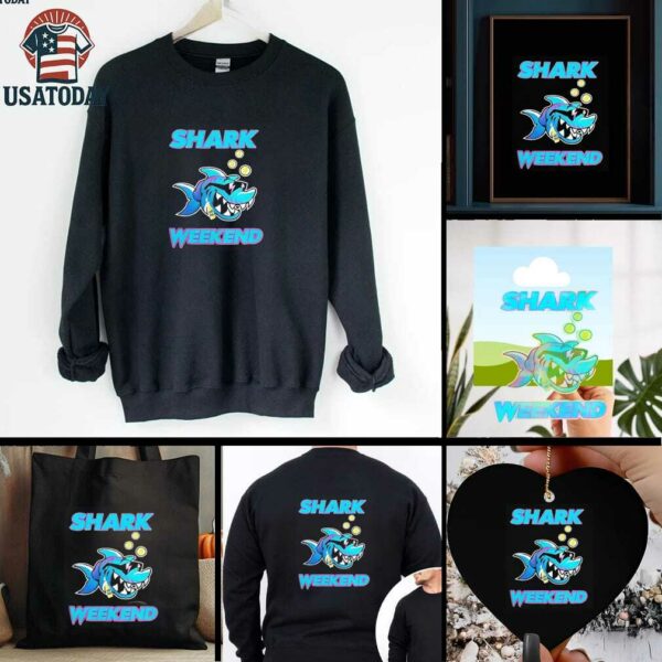 Shark weekend thug life shirt