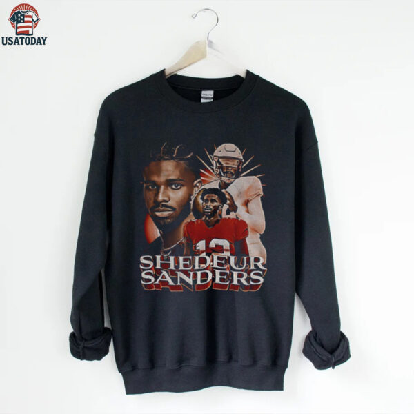 Shedeur Sanders 2 Cleveland Browns Football NFL cartoon signature shirt