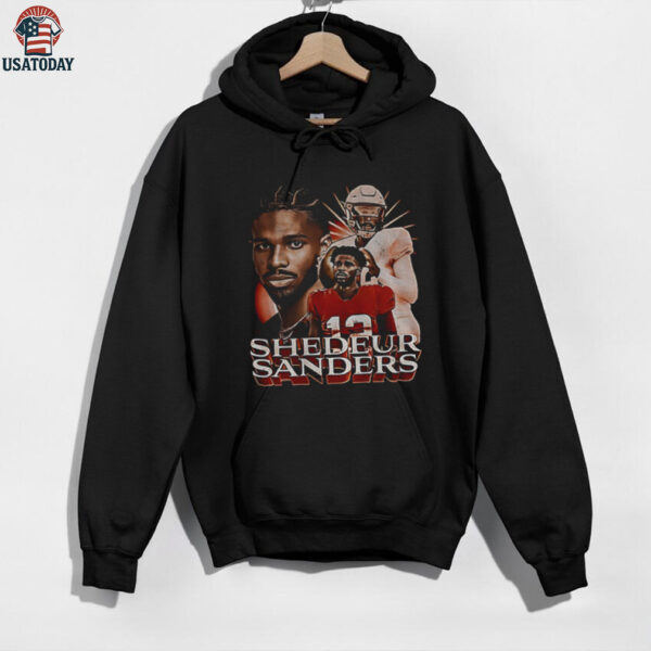 Shedeur Sanders 2 Cleveland Browns Football NFL cartoon signature shirt