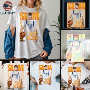 Slam 258 Orange Metal Cover Poster Cooper Flagg Dallas Mavericks What’s Pressure NBA shirt