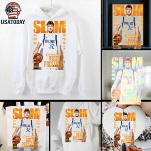 Slam 258 Orange Metal Cover Poster Cooper Flagg Dallas Mavericks What’s Pressure NBA shirt