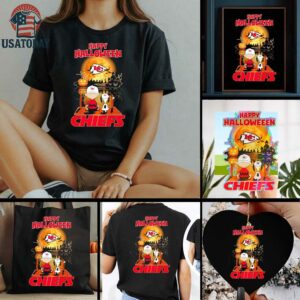 Snoopy And Charlie Brown X Kansas City Chiefs Happy Halloween 2025 shirt