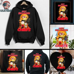 Snoopy And Charlie Brown X Kansas City Chiefs Happy Halloween 2025 shirt