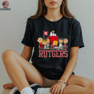 Snoopy and Woodstock Peanuts Rutgers The Gang shirt