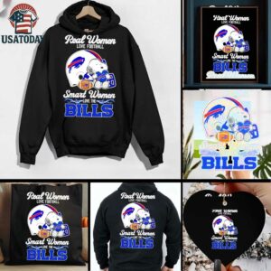 Snoopy real women love football smart women love the Buffalo Bills shirt