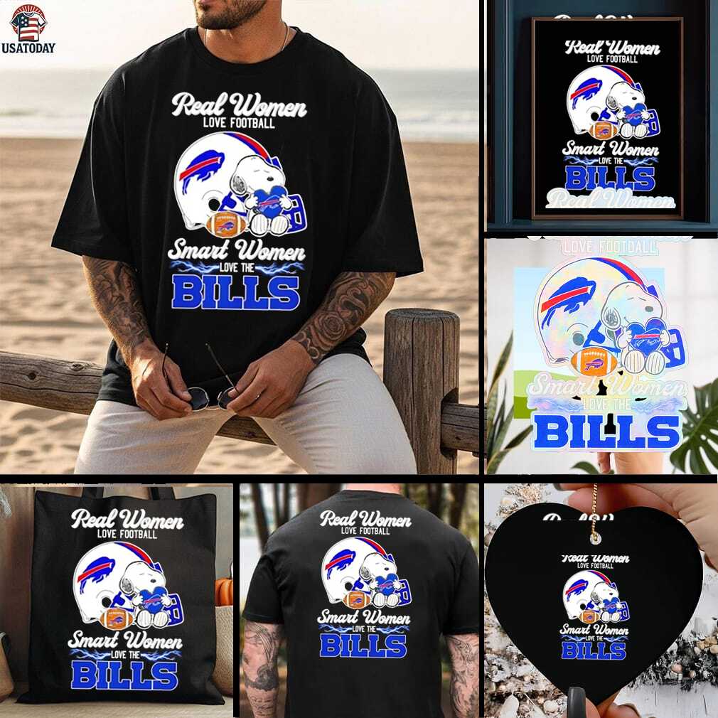 Snoopy real women love football smart women love the Buffalo Bills shirt Snoopy real women love football smart women love the Buffalo Bills shirt