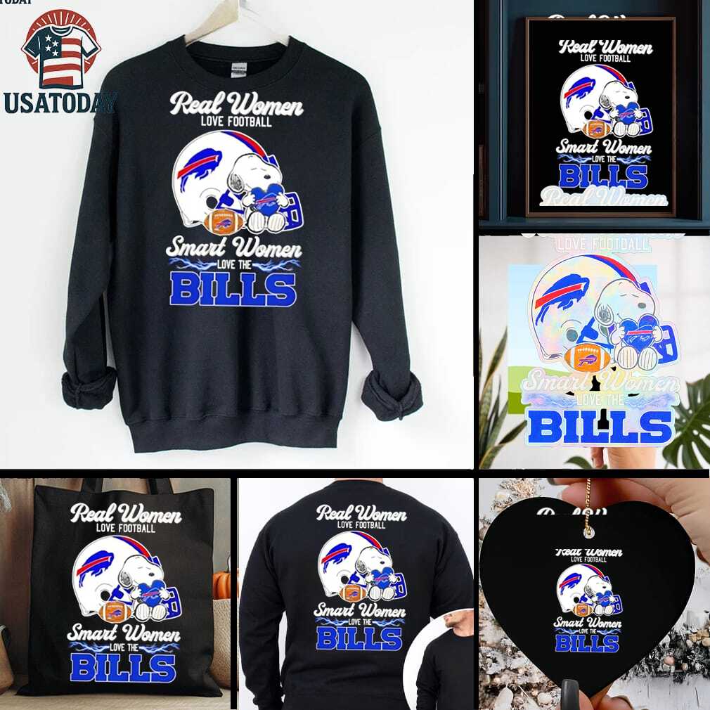 Snoopy real women love football smart women love the Buffalo Bills shirt Snoopy real women love football smart women love the Buffalo Bills shirt