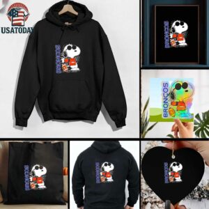 Snoopy x Denver Broncos football shirt
