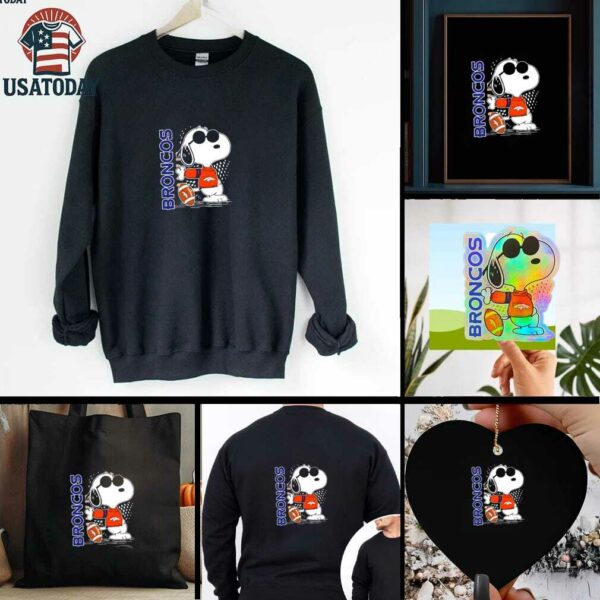 Snoopy x Denver Broncos football shirt