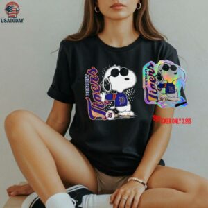 Snoopy x Detroit Tigers Baseball shirt