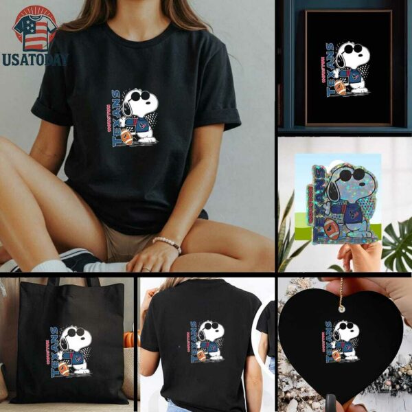 Snoopy x Houston Texans football shirt