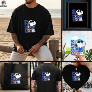 Snoopy x Indianapolis Colts football shirt