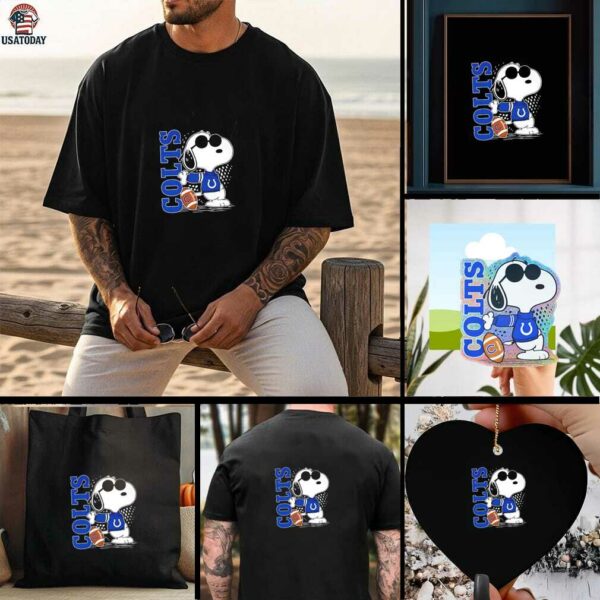 Snoopy x Indianapolis Colts football shirt